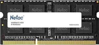 Оперативная память Netac Basic 8GB DDR3 SODIMM PC3-12800 NTBSD3N16SP-08