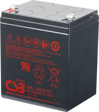 Аккумулятор для ИБП CSB HRL1225W (12В/8.3 А&middot;ч)