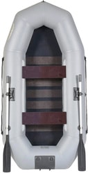 Гребная лодка Лоцман С-260 М Профи (серый)