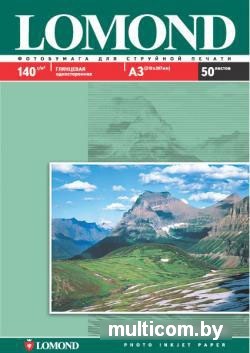 Фотобумага Lomond Глянцевая А3 140 г/кв.м. 50 листов (0102066)
