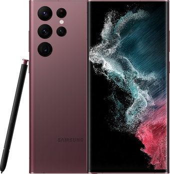 Смартфон Samsung Galaxy S22 Ultra 5G SM-S908B/DS 12GB/256GB (бургунди)