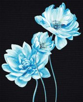 Три совы Голубые цветы КХп_48160