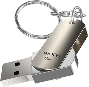 USB Flash Maxvi MR 8GB (серебристый)