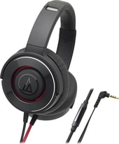 Наушники Audio-Technica ATH-WS550iS (черный/красный)