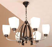 Люстра Citilux Марго (хром/венге) [CL129161]