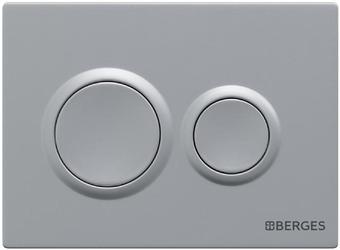 Панель смыва Berges Wasserhaus Novum O2 040062 (хром матовый)