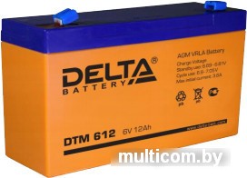 Аккумулятор для ИБП Delta DTM 612 (6В/12 А·ч)