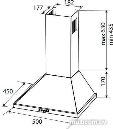 Кухонная вытяжка Zigmund & Shtain K 128.51 S