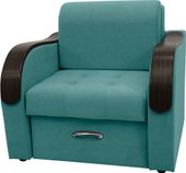 Кресло Сириус Лидер-1 НПБ 105x110 (Eva 28 велюр зеленый)