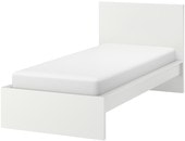 Кровать Ikea Мальм 200x90 (белый, Лонсет) 392.109.93