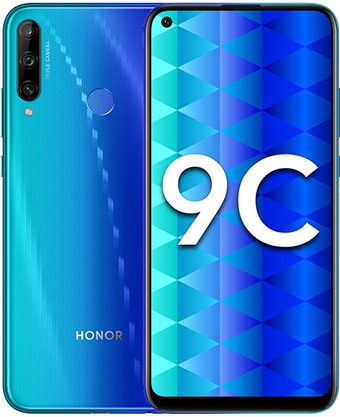Смартфон HONOR 9С AKA-L29 4GB/64GB (ярко-голубой)