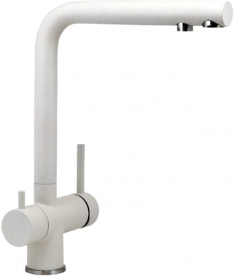 Смеситель ZorG Matto (белый камень)