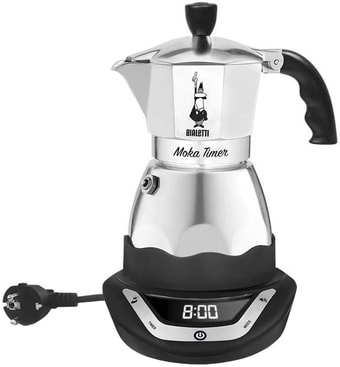 Гейзерная кофеварка Bialetti Moka Timer (6 порций)