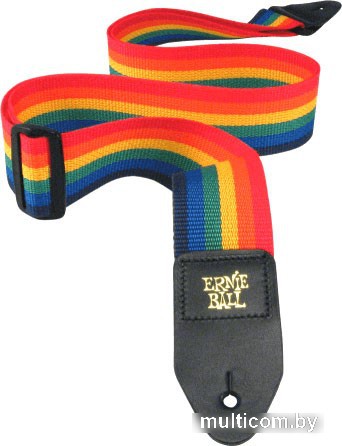 Ремень для гитары Ernie Ball Polypro Rainbow P04044