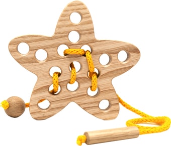 Шнуровка Polle Toys Звезда TO0312AS00 (ясень)