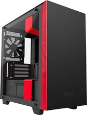 Корпус NZXT H400i (черный/красный)