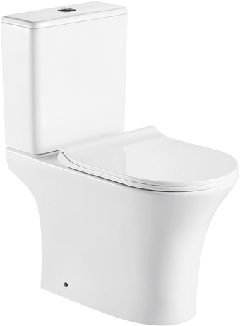 Унитаз Azario Fretta Round AZ-1217 + AZ-1216-G