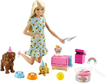 Кукла Barbie Вечеринка с питомцами GXV75