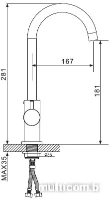 Смеситель Gappo G1052-8