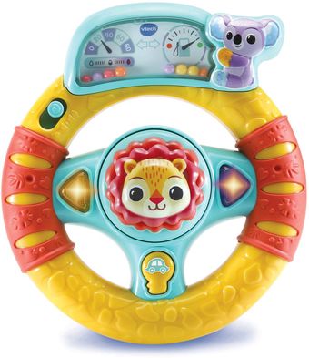 Интерактивная игрушка VTech Интерактивный руль В дорогу со львом 80-536626