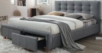 Кровать Signal Ascot 160x200 (серый)