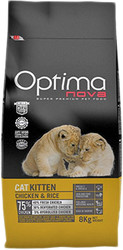 Корм для кошек Optimanova Kitten Chicken & Rice 8 кг