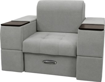 Сириус Лидер-13 ППУ 135x110 (Eva 08 велюр светло-серый)