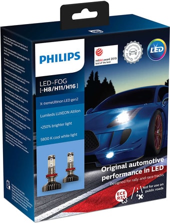 Светодиодная лампа Philips H8/H11/H16 X-tremeUltinon LED gen2 2шт