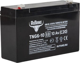 Тяговый аккумулятор Rutrike TNG6-10 (10 А·ч)