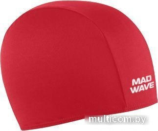 Шапочка для плавания Mad Wave Poly II (красный)