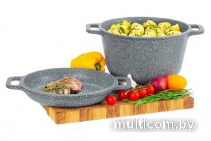 Казан Elan Gallery Гармония вкуса 120554 (серый мрамор)