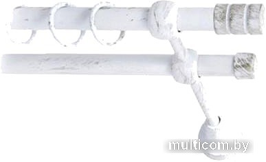 Lm Decor Цилиндр (белое золото, гладкая, 2.8м 16мм, 2 ряда)