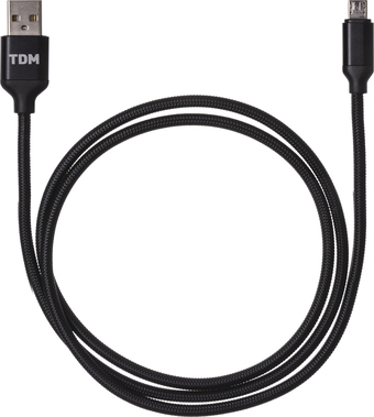 Кабель TDM Electric USB Type-A - microUSB SQ1810-0307 (1 м, черный)