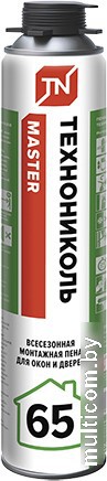 Монтажная пена ТехноНИКОЛЬ Master 65 всесезонная 800 мл