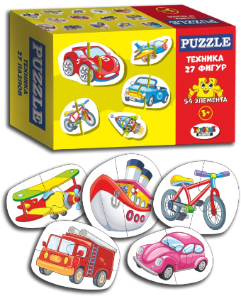 Пазл Topgame Техника 01524 (54 эл)