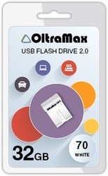 USB Flash Oltramax 70 32GB (белый)