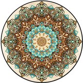 Ковер для жилой комнаты Mio Tesoro TBD0324532005A 1.2х1.2