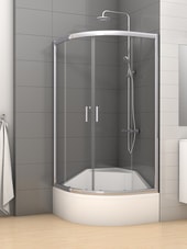 Душевой уголок NEW TRENDY Varia 90x90 K-0213 (прозрачное стекло)
