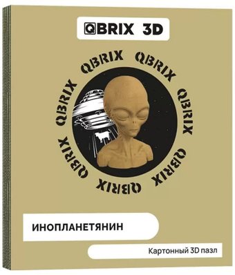 Конструктор QBRIX Инопланетянин 3D 20024