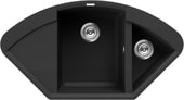 Кухонная мойка Elleci Easy Corner Full Black 40