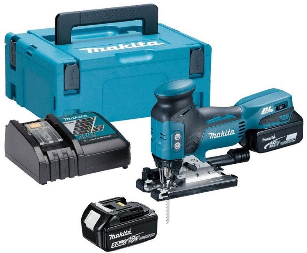 Электролобзик Makita DJV181RTJ (с 2-мя АКБ, кейс)