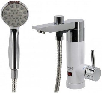 Проточный электрический водонагреватель кран+душ Atlanta ATH-7431 (белый)