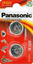 Батарейки Panasonic CR2025 2 шт. [CR-2025EL/2B]