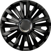 Набор колпаков на диски Versaco Royal RC 13" 13ROYALRCB (4шт, черный/хром)