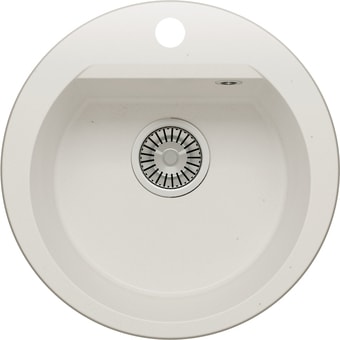 Кухонная мойка Polygran Atol-460 (белый хлопок 36)