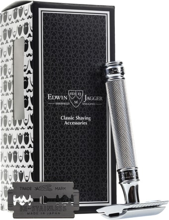 Бритвенный станок Edwin Jagger DE89KN14BL Т-образный