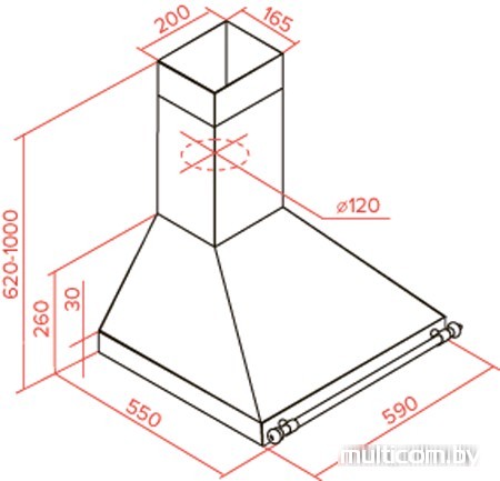 Кухонная вытяжка TEKA DOB 60 AB [40495431]