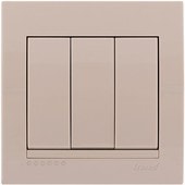 Выключатель Lezard Deriy 702-0303-109 (кремовый)