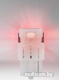 Светодиодная лампа Osram W21W LEDriving Red 2шт