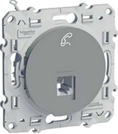Розетка телефонная Schneider Electric Odace S53R497